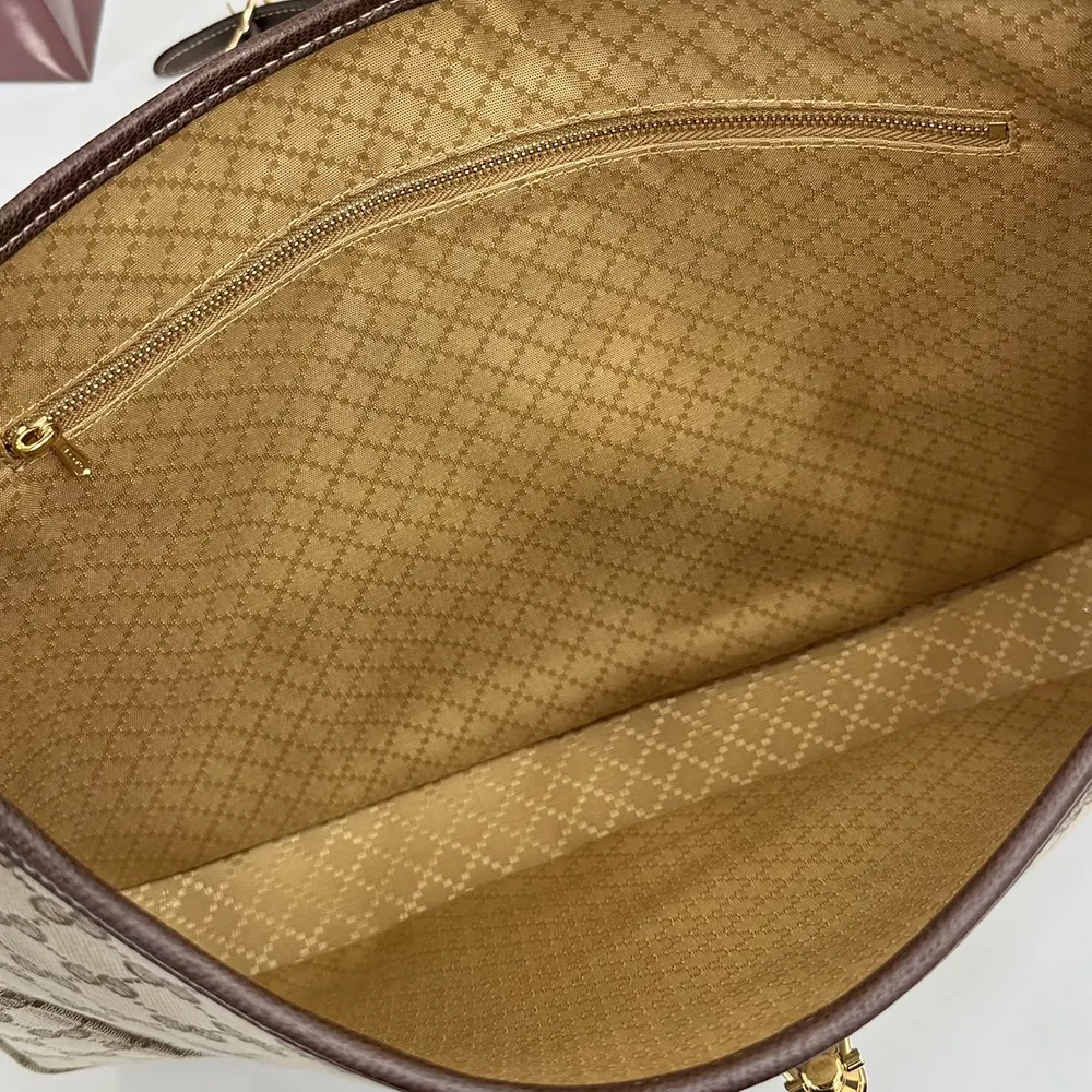 Gucci Unisex Jackie 1961 Large Crossbody Bag-Dark Brown 863279FAFV2