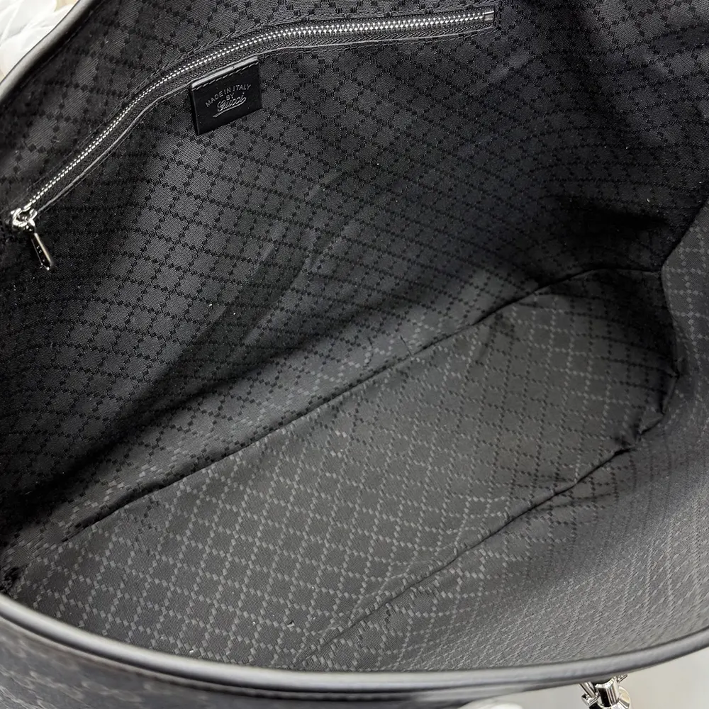 Gucci Unisex Jackie Medium Tote Bag-Black 867015FAFV4