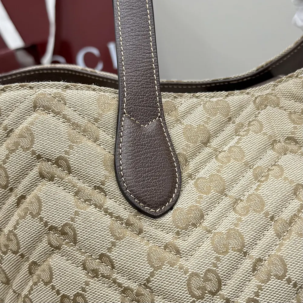 Gucci Women GG Marmont Medium Tote Bag-Brown 855279FAF05