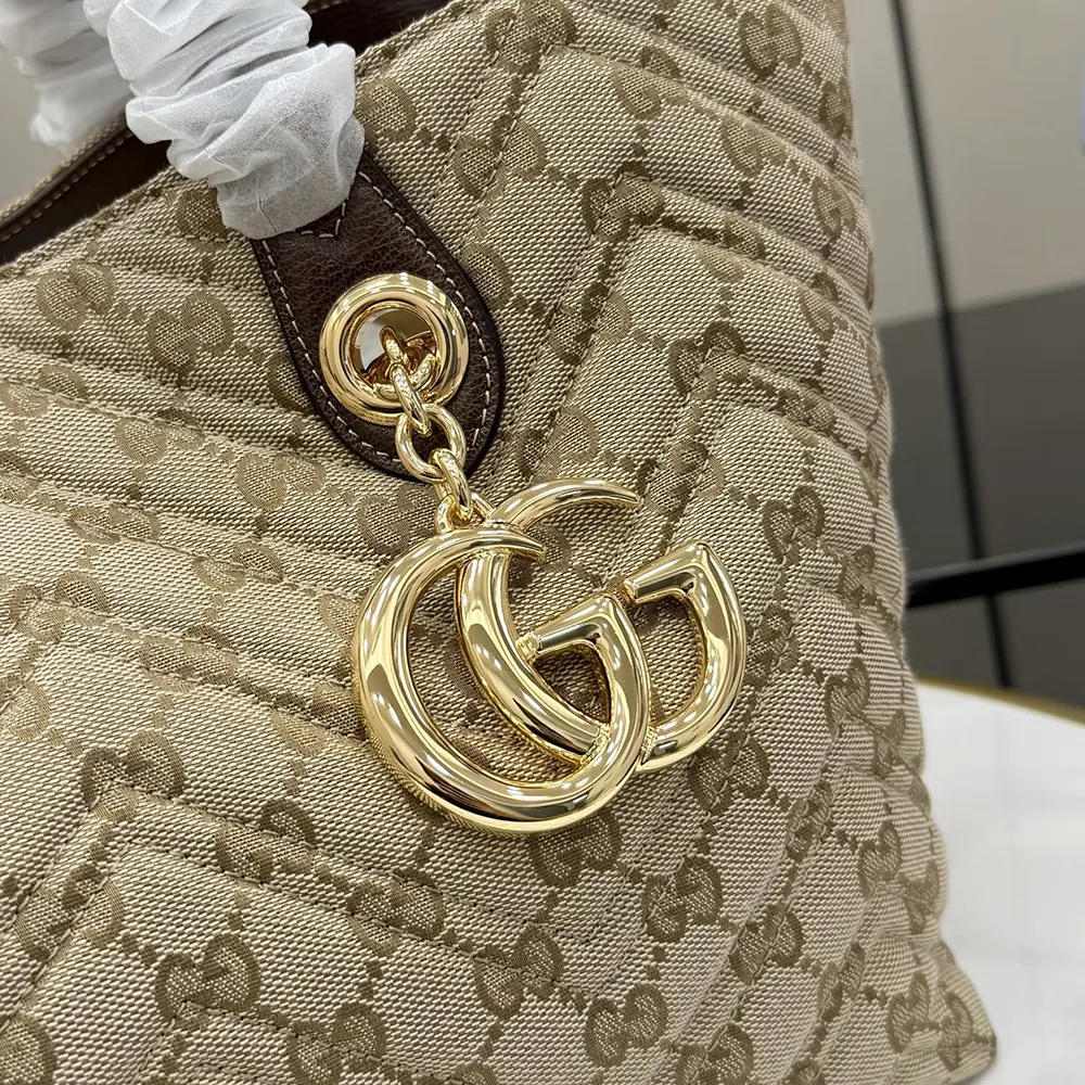 Gucci Women GG Marmont Medium Tote Bag-Brown 855279FAF05