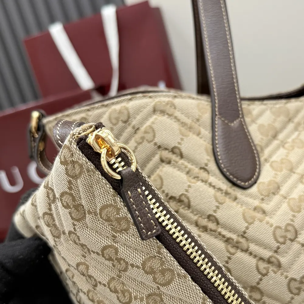 Gucci Women GG Marmont Medium Tote Bag-Brown 855279FAF05