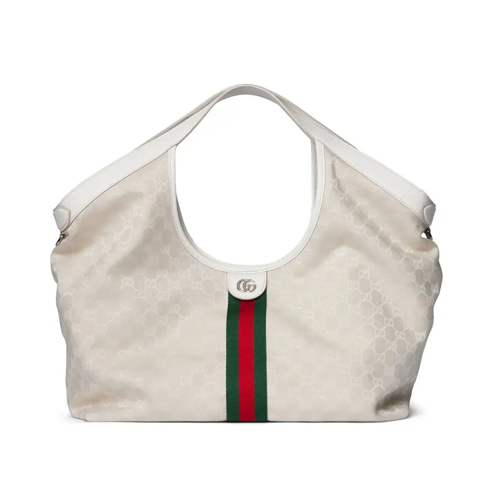 Gucci Women Giglio Large Tote Bag-White 853971FAF9O