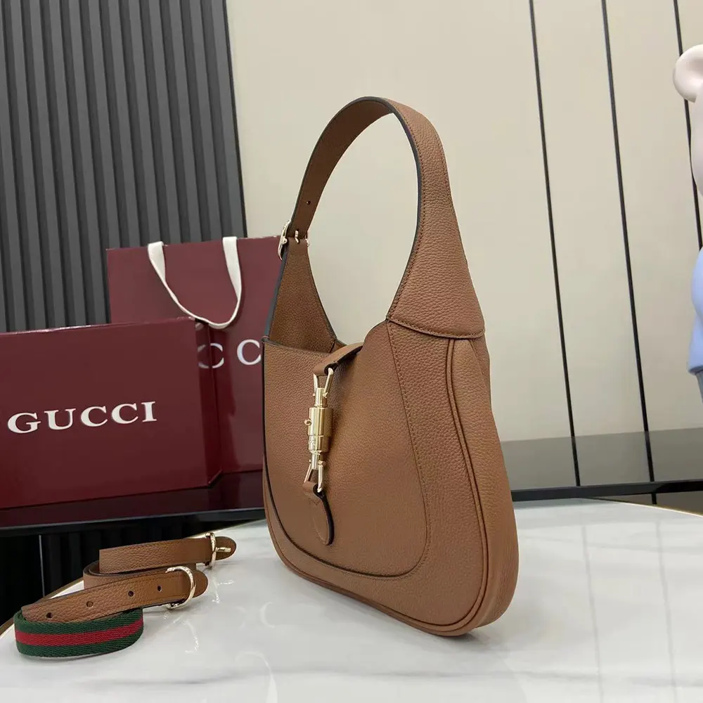 Gucci Women Jackie 1961 Medium Bag-Brown 810232AAD5V