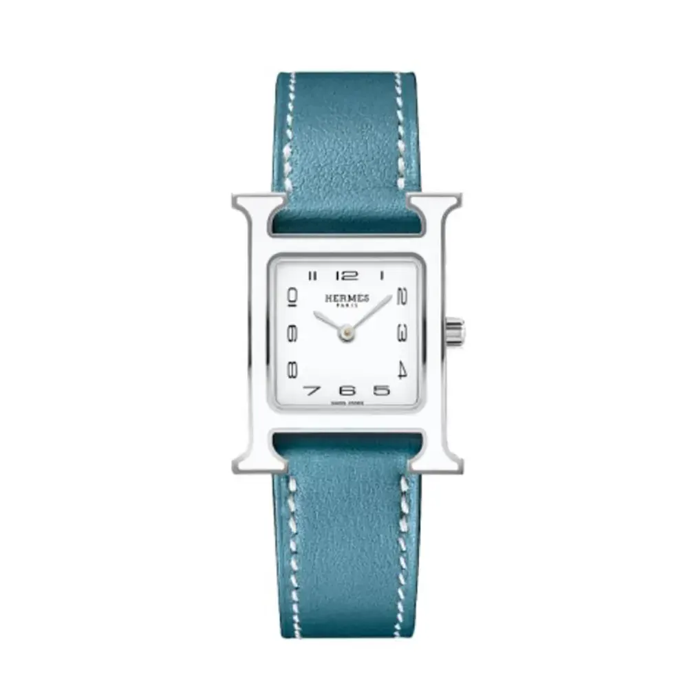 Hermes Women Heure H Watch Small Model 25 mm-Blue W404211WW00