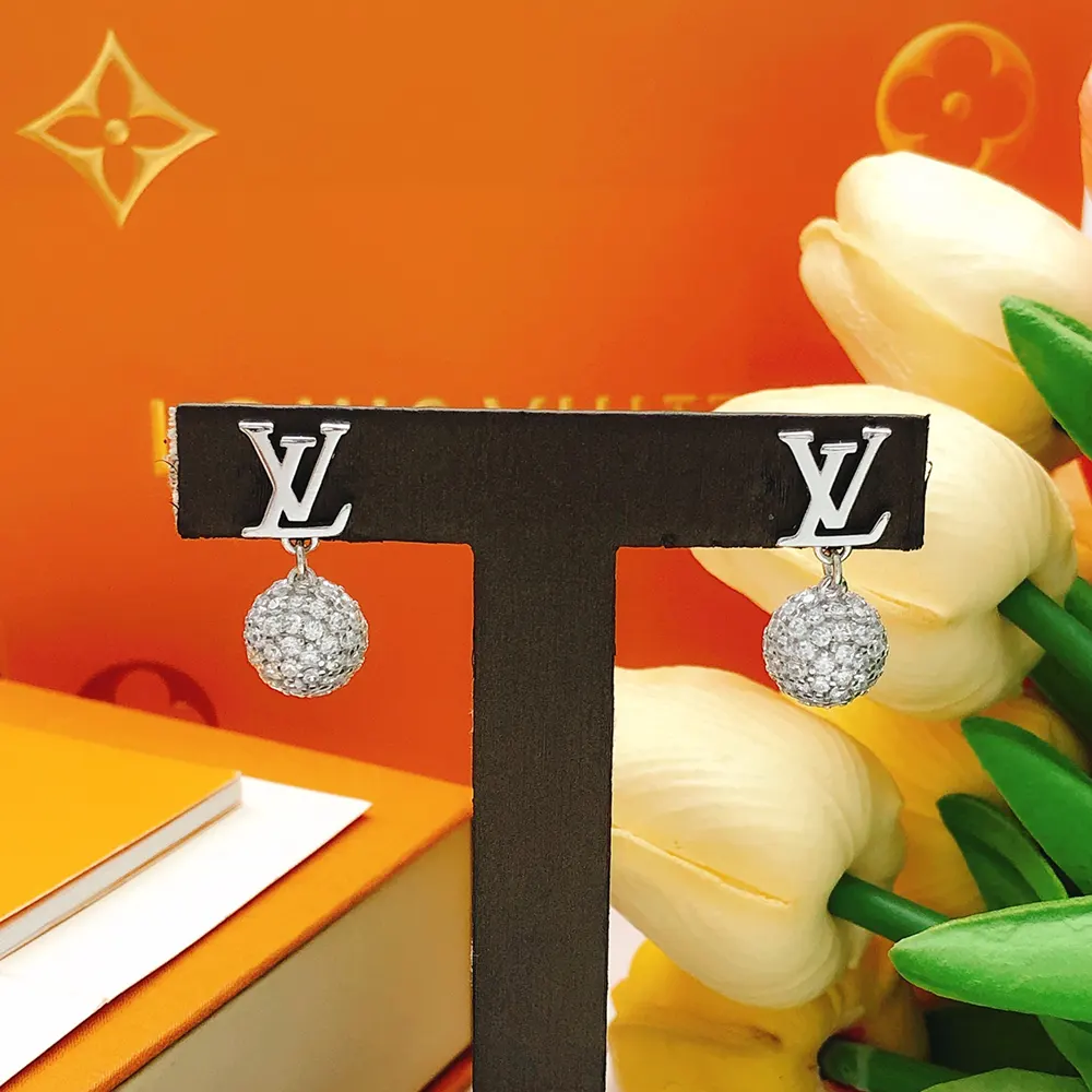 Louis Vuitton Women LV Iconic Louisa Strass Earrings-M03242