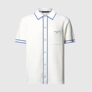 Louis Vuitton LV Men Waffle Signature Short-Sleeved Shirt 1AK6WY