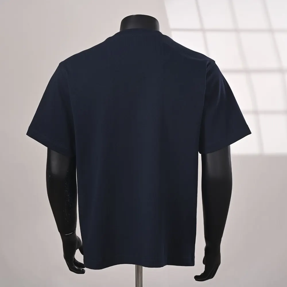 Burberry Women Check Flag Cotton T-shirt-Black 81303401 - Image 3