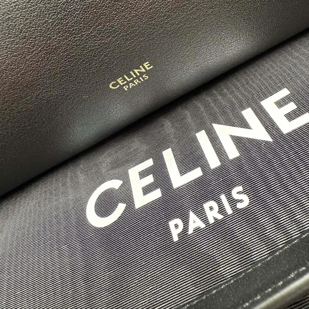 Celine Women Doctor’S Pouch In Supple Natural Calfskin-Black L104J3G40