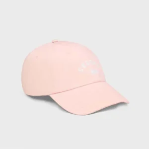 Celine Women Richelieu Cap In Cotton Twill-Pink AA0IE2U74