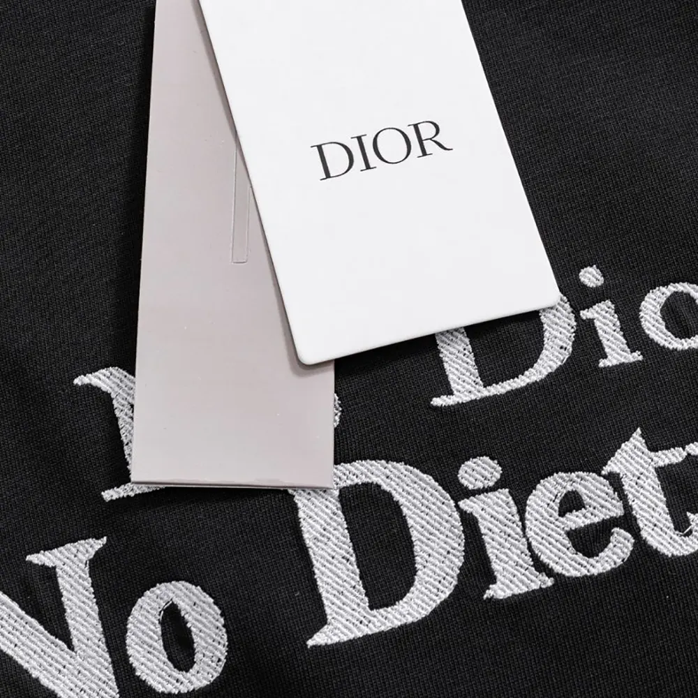 Dior Men T-Shirt with Pocket Relaxed Fit Gray Cotton Jersey 683J696F3036