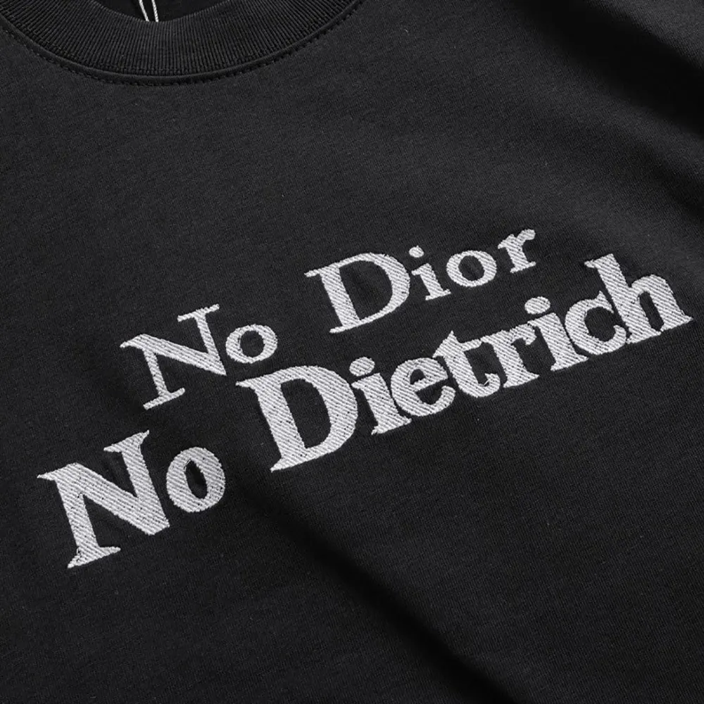 Dior Men T-Shirt with Pocket Relaxed Fit Gray Cotton Jersey 683J696F3036