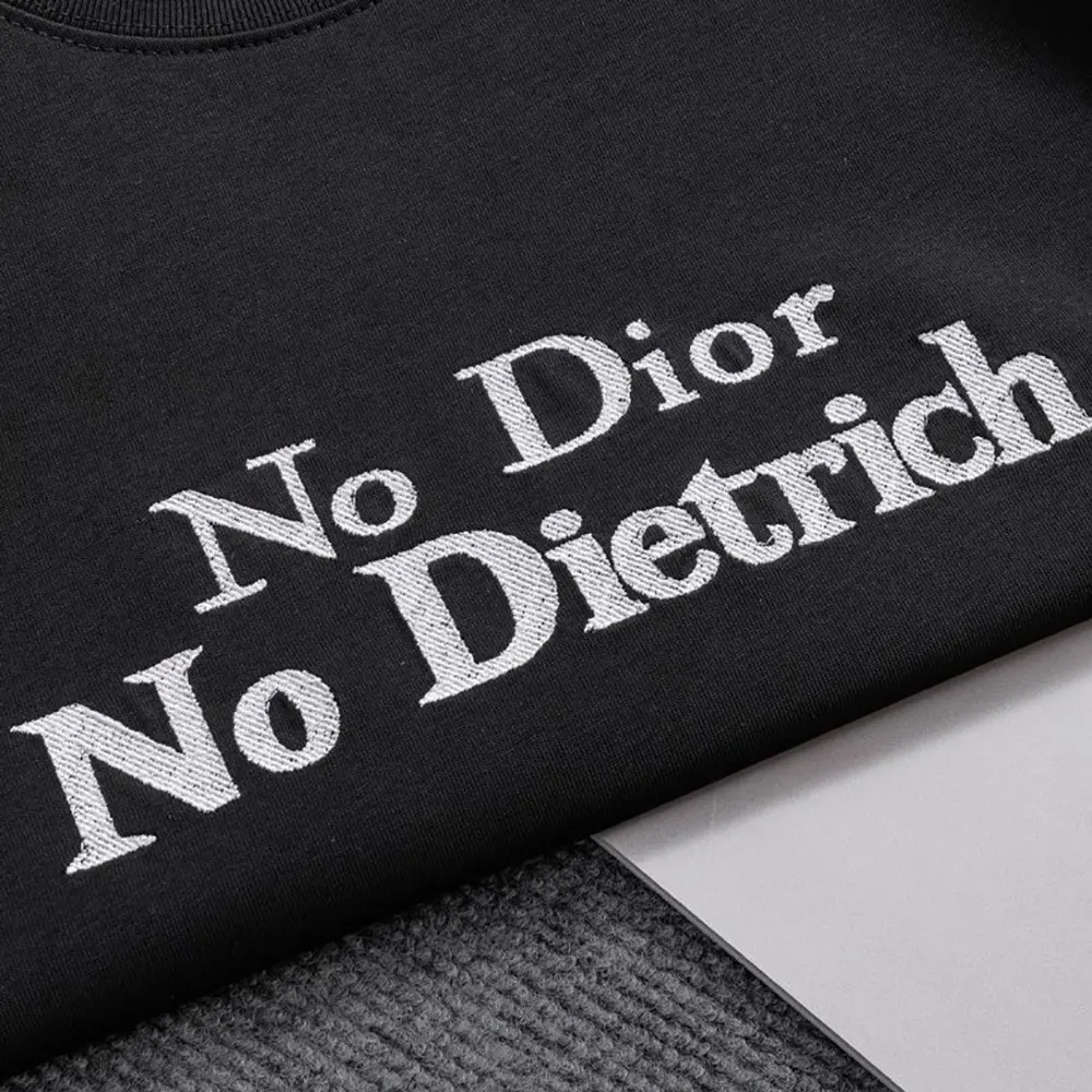Dior Men T-Shirt with Pocket Relaxed Fit Gray Cotton Jersey 683J696F3036 - Image 9