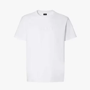 Fendi Women White Cotton T-shirt FY1319AY0GF0QA0