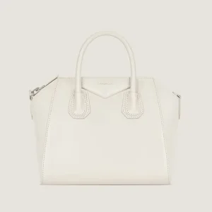 Givenchy Women Small Antigona Bag in Box Leather-White BB5148B2AT
