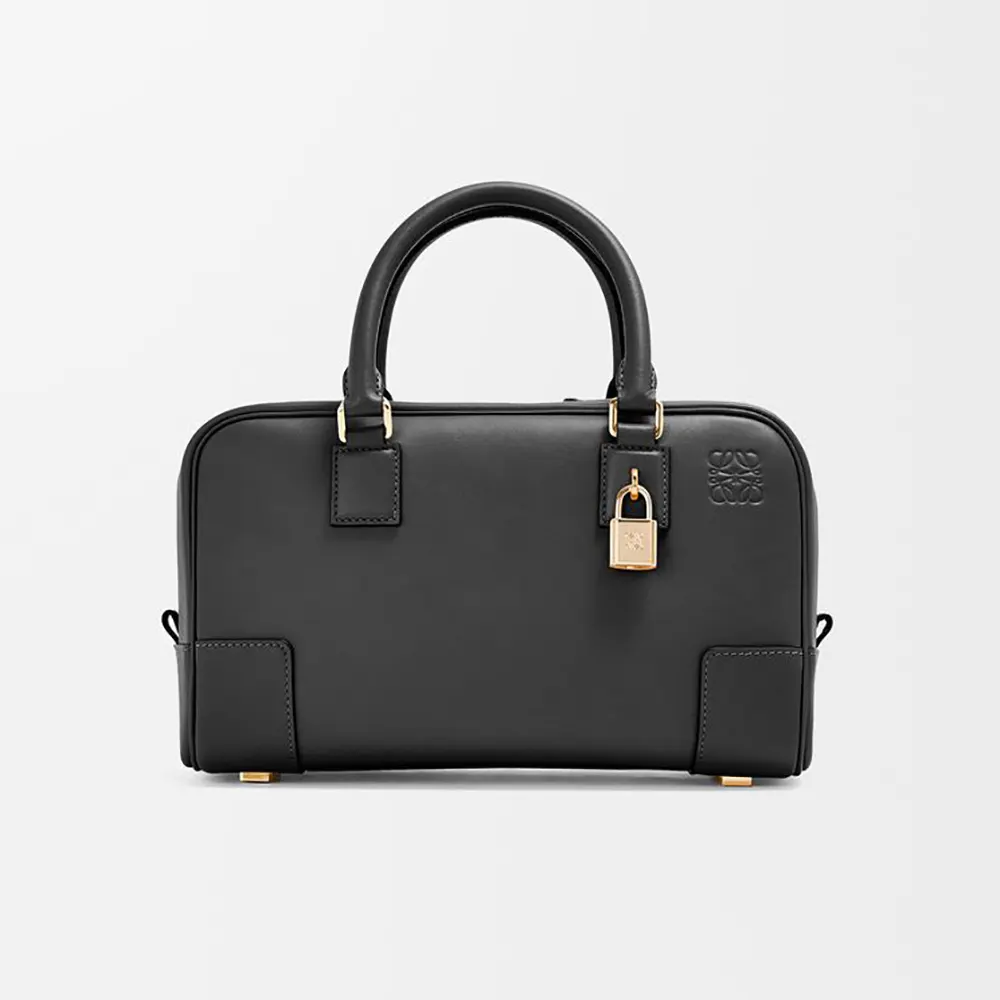 Loewe Unisex Amazona 23 Bag in Nappa Calfskin-Black A039N07X01