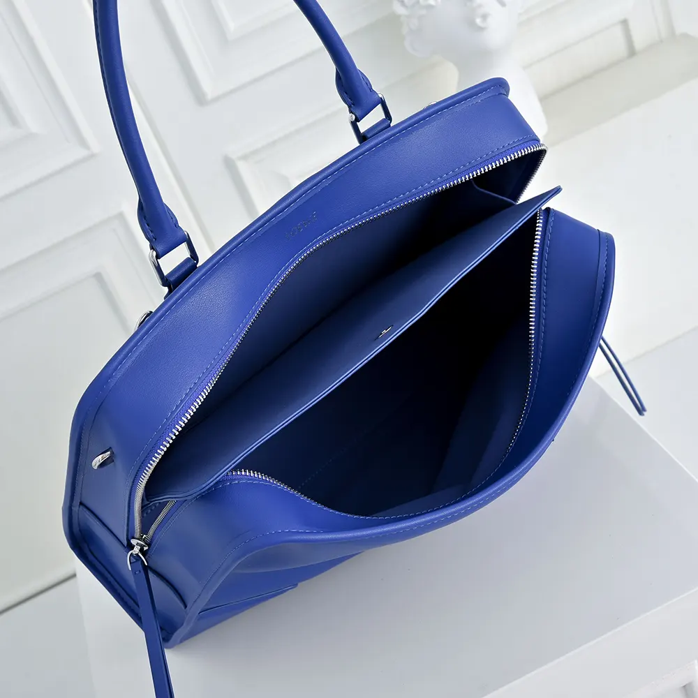 Loewe Women Large Amazona 180 Bag in Soft Calfskin-Blue A039ASRX02 - Image 7