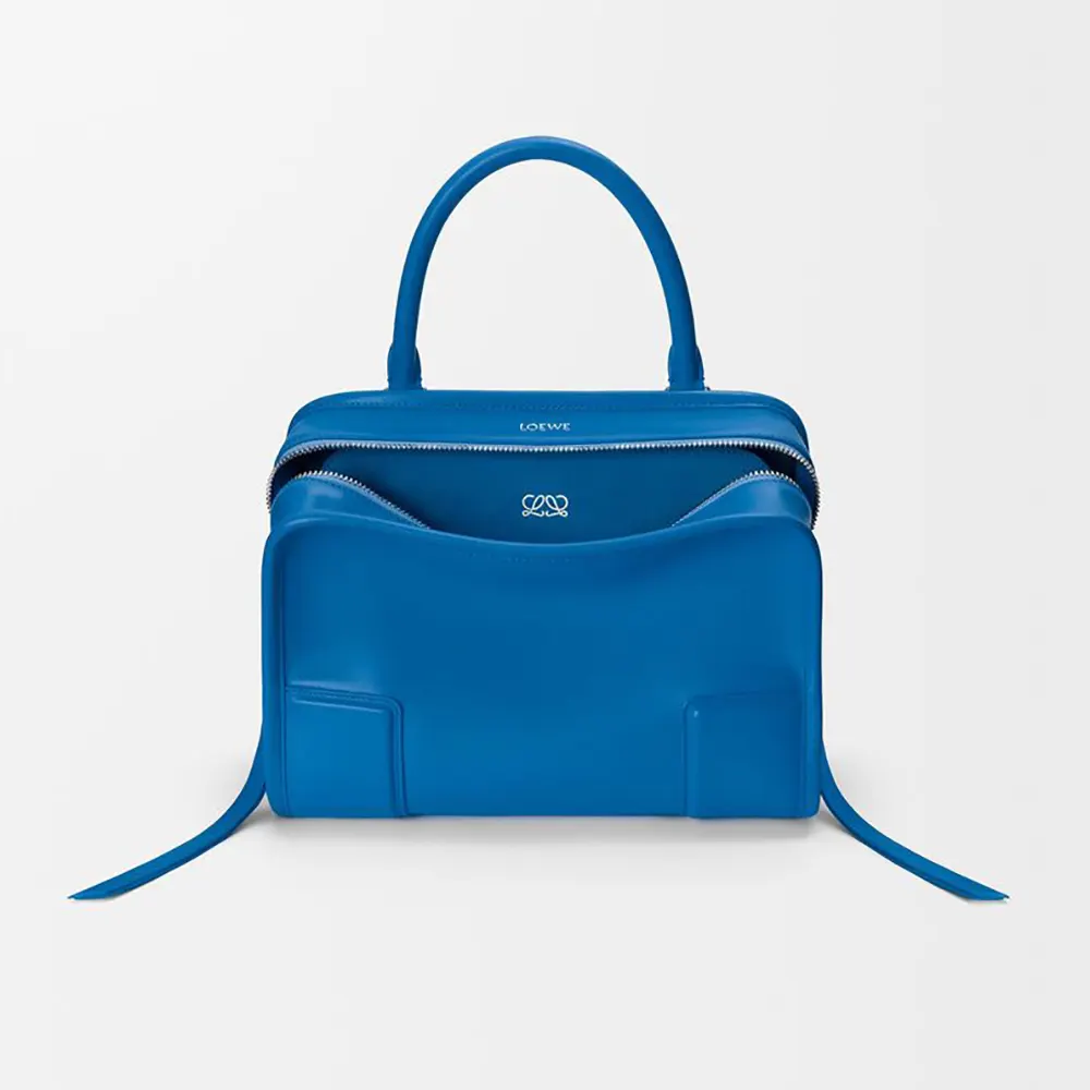 Loewe Women Small Amazona 180 Bag in Soft Calfskin-Royal Azur A039AS0X01