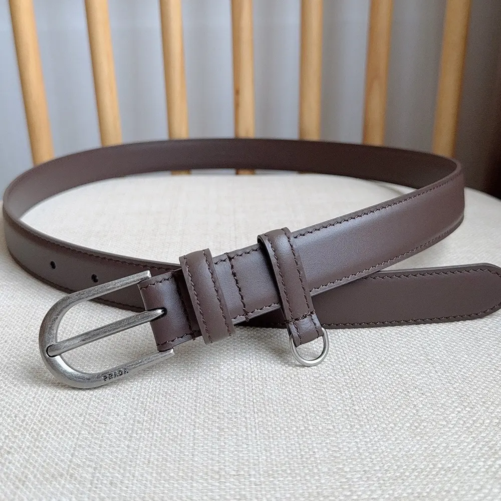 Prada Women Antiqued Leather Belt 2CS1302HIIF0192