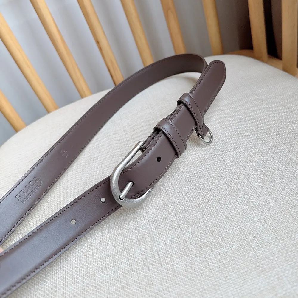 Prada Women Antiqued Leather Belt 2CS1302HIIF0192