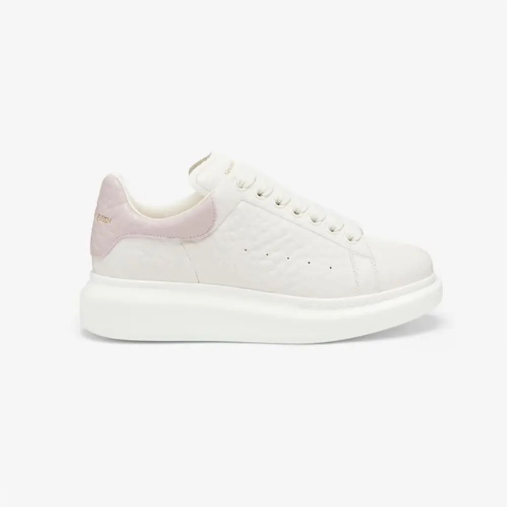 Alexander Mcqueen Unisex Oversized Sneaker in Off White/Pink 808173WH