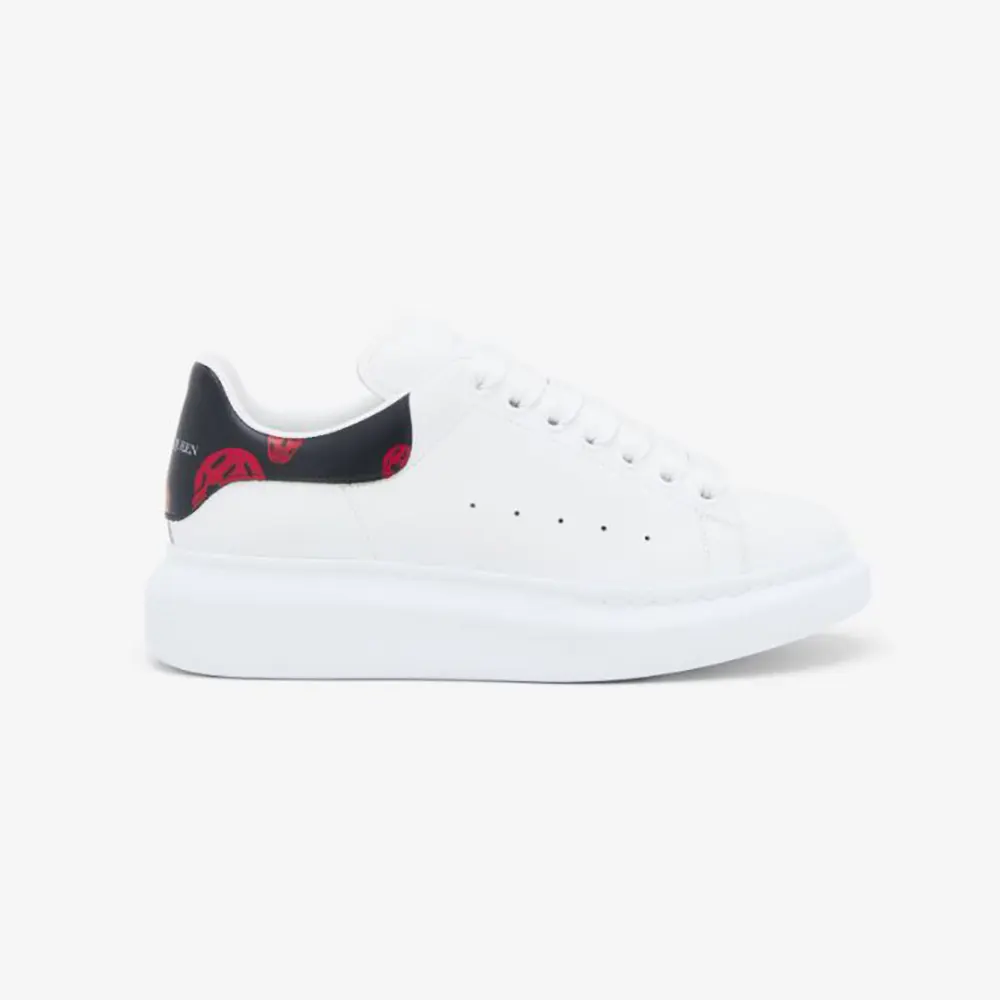 Alexander Mcqueen Unisex Oversized Sneaker in White/Red 553680WI
