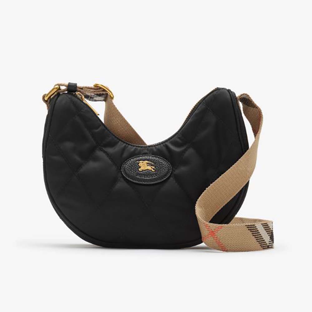 Burberry Women Horseshoe Crossbody Bag​-Black 81119281