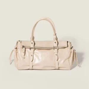 Miu Miu Women Shiny Leather Handbag-Light Pink 5BA3282A44