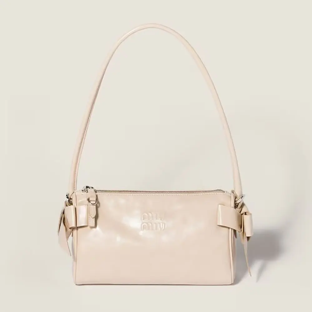 Miu Miu Women Shiny Leather Pouch-Pink 5NE0292A44F0485