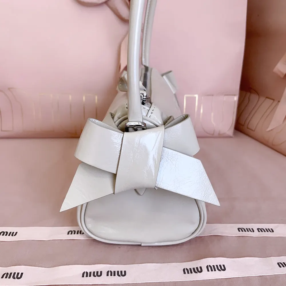 Miu Miu Women Shiny Leather Pouch-Pink 5NE0292A44F0485