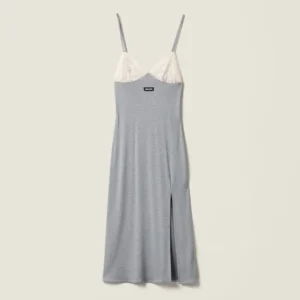 Miu Miu Women Silk Jersey Dress MF623319E1F0031