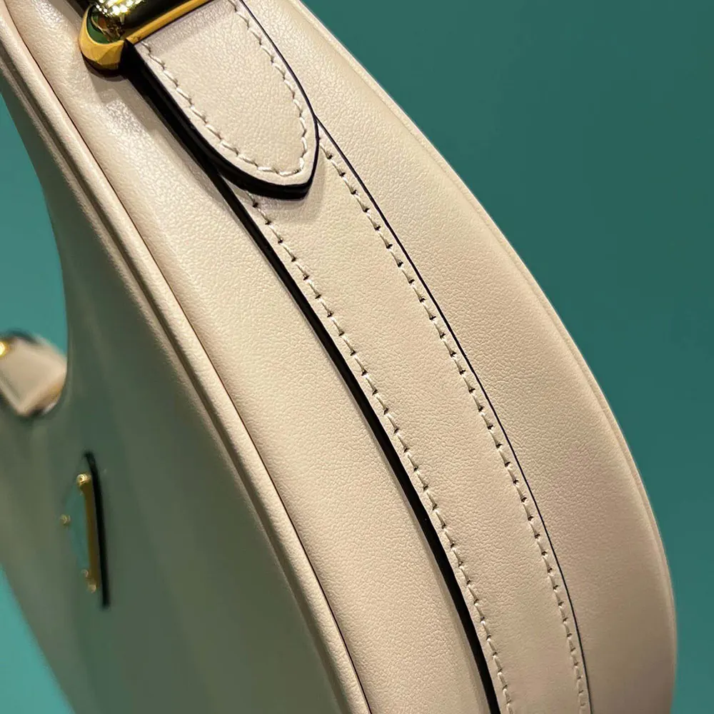 Prada Women Arqué Mini Leather Shoulder Bag