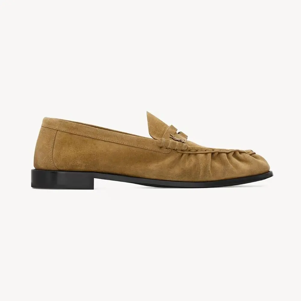 Le Loafer Supple in Suede-Brown