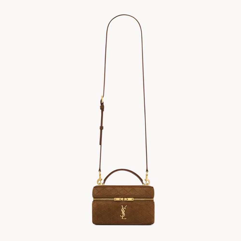 Saint Laurent YSL Women Gaby Vanity in Suede 7667311U8272138