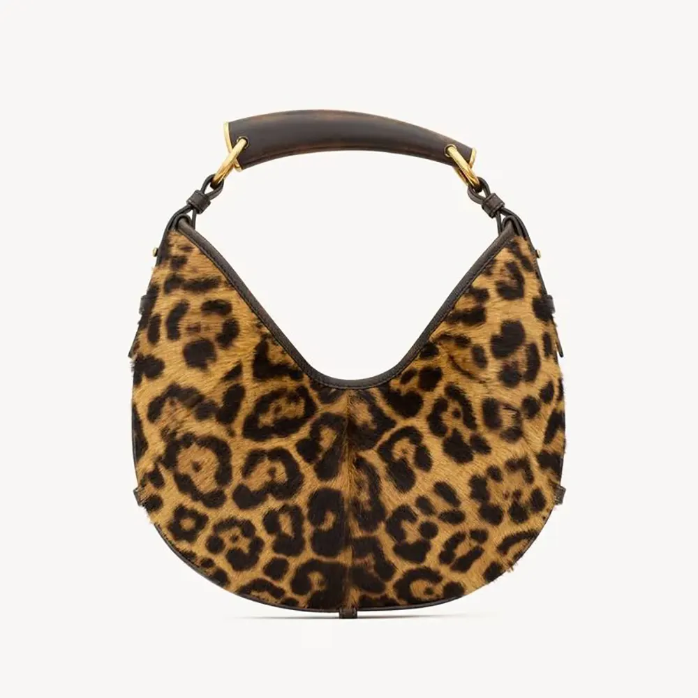 Saint Laurent YSL Women Mombasa Small in Pony Hair Leather 851432AA